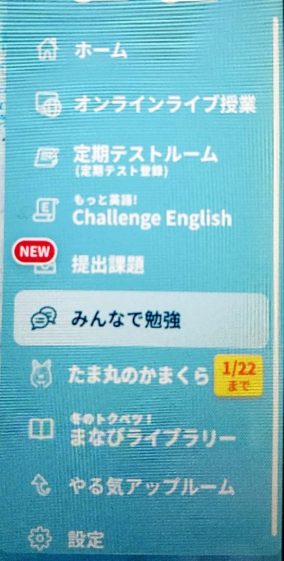 進研ゼミ中学講座　みんなで勉強